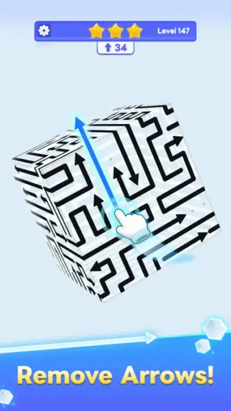 تصویر ۱ از بازی CubeAway – ۳DPuzzle