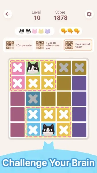 تصویر ۴ از بازی Meowdoku: Brain Puzzle Games