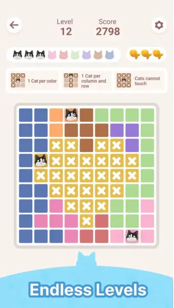 تصویر ۵ از بازی Meowdoku: Brain Puzzle Games