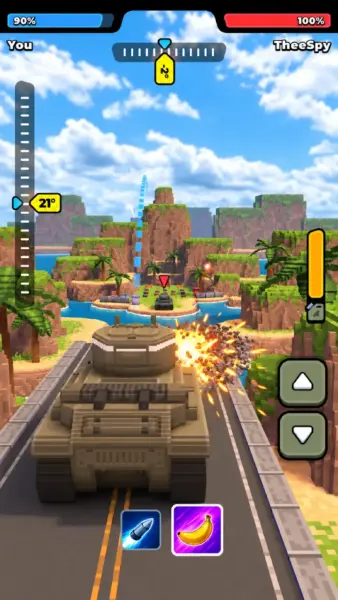 تصویر ۲ از بازی Tank Busters: Cannon Battle