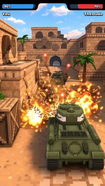 تصویر ۴ از بازی Tank Busters: Cannon Battle