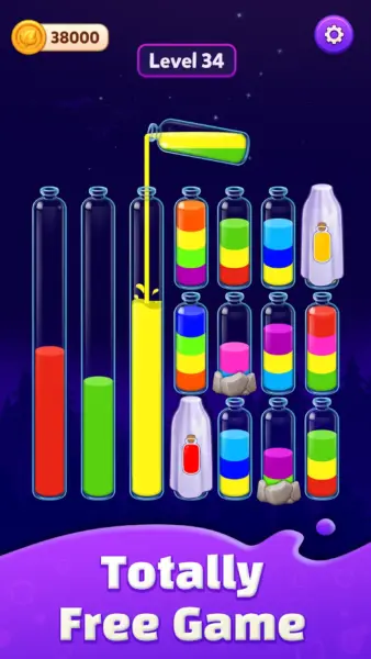 تصویر ۲ از بازی Water Sort: Color Match