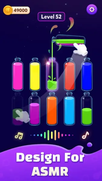 تصویر ۳ از بازی Water Sort: Color Match