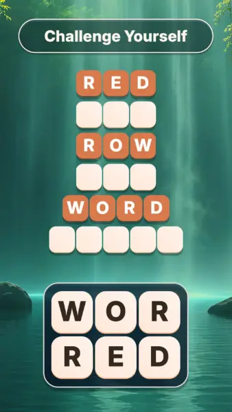 تصویر ۱ از بازی Word Tiles – Relaxing Puzzle