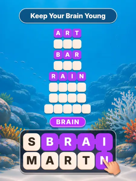 تصویر ۸ از بازی Word Tiles – Relaxing Puzzle